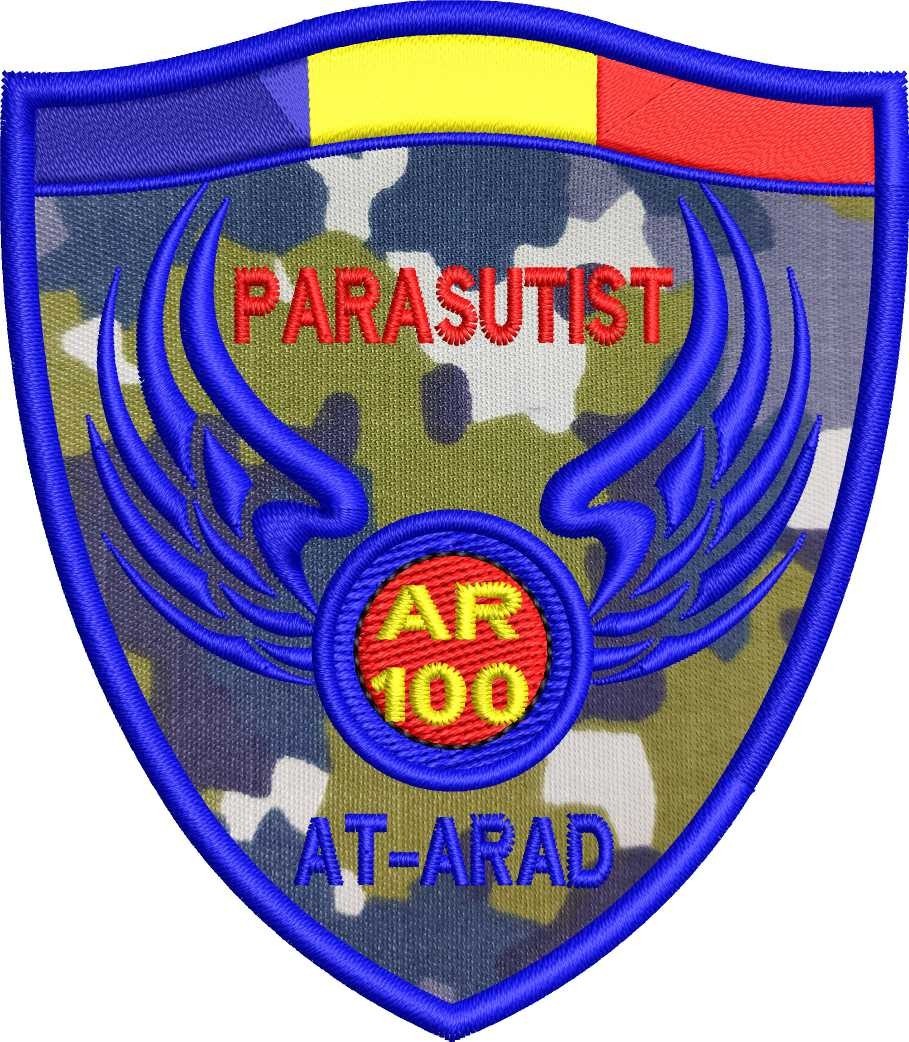 EMBLEMA ARIPI PARASUTISTI 100 COMBAT AVIATIE